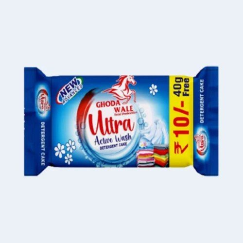 Ultra Active Wash Detergent Cake- 220 Gm
